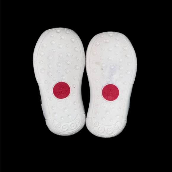 MARC JACOB navy leather tennis shoes ROBEEZ GIrls size 5.5 - Picture 15 of 16